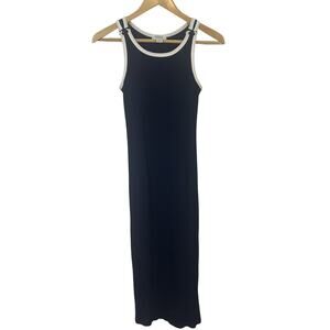 Seraphine Tank Dress Nursing Maternity 4 Navy White